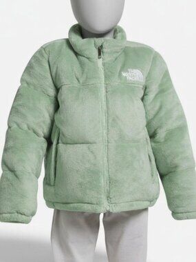 The North Face Unisex Kids Green 1996 Retro Nuptse Puffer Jacket Size 5